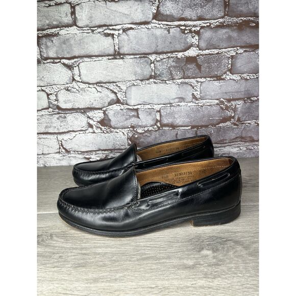 G.H. Bass & Co Weejuns Black Leather Moccasin Loafers Dress Shoes Men Sz 9.5D US main image 14